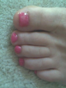 toe after